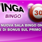 Gioca a bingo online con Winga Bingo, 30€ di bonus e jackpot da favola