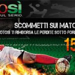 Bonus Totosì: rimborso delle scommesse perdenti fino a 150 euro