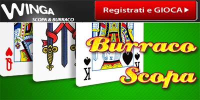 Winga.it amplia la propria offerta con Scopa e Burraco online