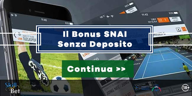 Bonus scommesse SNAI