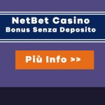 Netbet Casino: 10€ gratis se invii i documenti e 30€ bonus ricarica se finisci il credito
