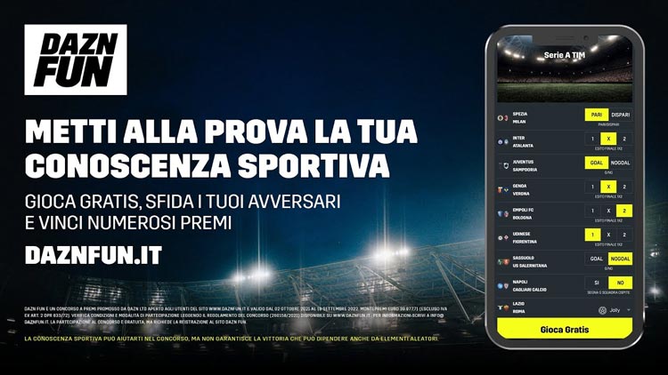 DAZN FUN gioca gratis